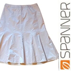 SZ12 Shimmery White Flare Skirt Spanner